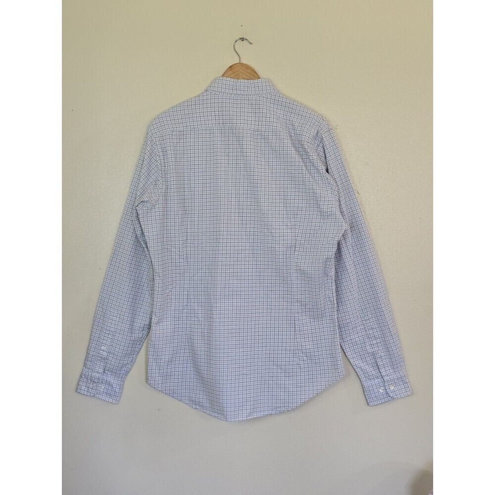 Bonobos Tailored Fit Shirt Mens Size Large Long Heavyweight Cotton Plaid Print - Picture 8 of 12